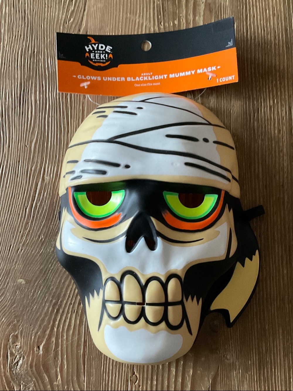 Hyde and Eek! Boutique / Adult / glows under black light Mummy Mask
